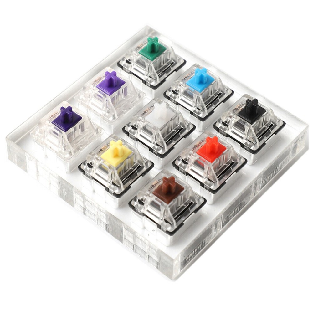 Mechanical Keyboard 9 Tester Sampler Keycap Compatible with Cherry MX Kailh Switches and Replacement Parts