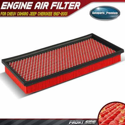 High Performance Engine Air Filter for Chevy Camaro 1997 Jeep Cherokee 1987-2001