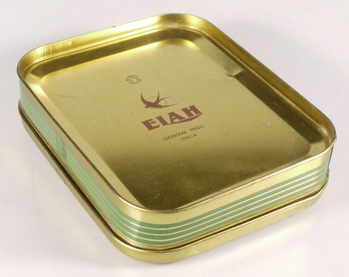 PRL) ELAH GENOVA SCATOLA VUOTA FLOREALE COLLEZIONE EMPTY TIN COLLECTION ITALY - Foto 4 di 6