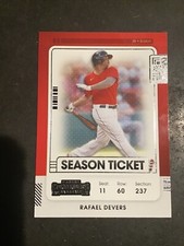 2021 Contenders Baseball Rafael Devers Base Card Boston Red Sox 