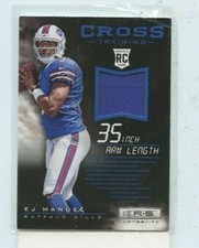 EJ MANUEL 2013 Panini Rookies & Stars Football Cross Training Rookie Jersey #4