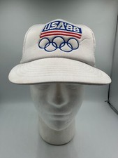 1988 USA Olympics Trucker Hat Snapback Authentic Original Made in USA