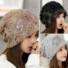 Lace Anti Radiation Cap EMF Shielding Protection Breathable Hat Microwave Beanie