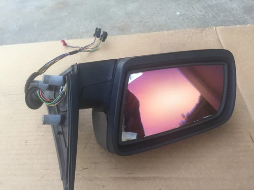 2004-2007 BMW 525i E60 Front Left Passenger Side Bad Glass mirror Assembly OEM