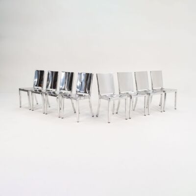 2000 Philippe Starck for Emeco Hudson Side Chairs Lmtd Edition of 1000 12+ Avail