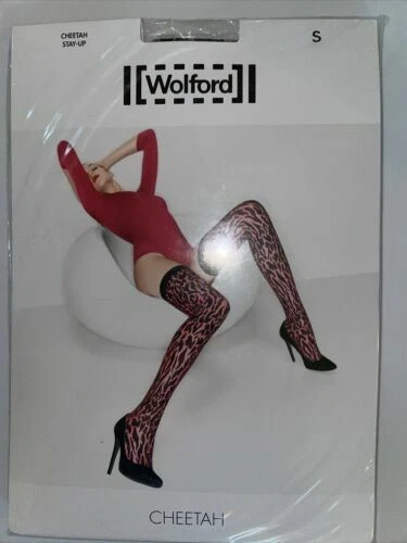 Medias Estampado Animal Wolford & Medias hasta el muslo para mujeres