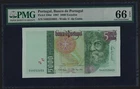 PORTUGAL  5000 Escudos 1997 P-190 UNC GRADED
