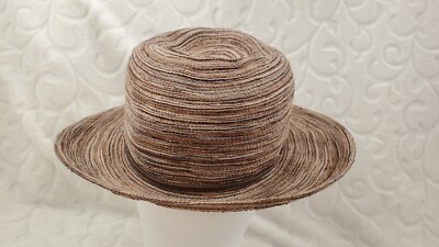 The Scala Collection Womens Rolled Brim Woven Sun Hat  display picture 2