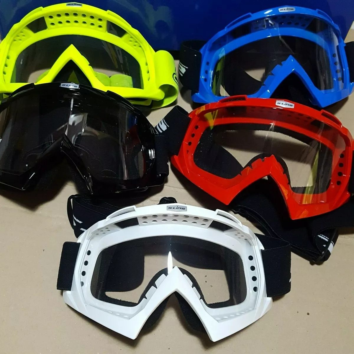 Maschera sci outlet lente trasparente