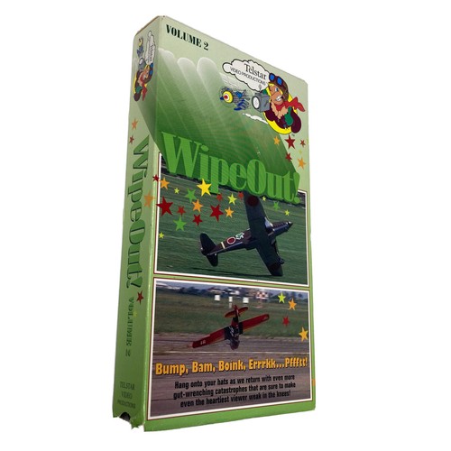 TOP FLITE MONOKOTE Great Covering INSTRUCTION TAPE & Wipeout R/C Crashes VHS - Picture 6 of 8