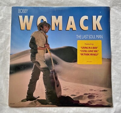 1987 BOBBY WOMACK The Last Soul Man PROMO - SEALED w/HYPE STICKER Funk, Soul MCA