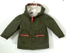 Cat And Jack Toddlers 18M Faux Fur Lined Hooded Long Sleeve Coat