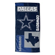 Northwest NFL Dallas Cowboys State Line Beach Towel