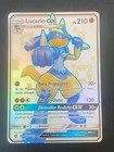 CARTE POKEMON LUCARIO GX SV64/SV94 FR ULTRA RARE SL DESTINÉES OCCULTES - NM/M