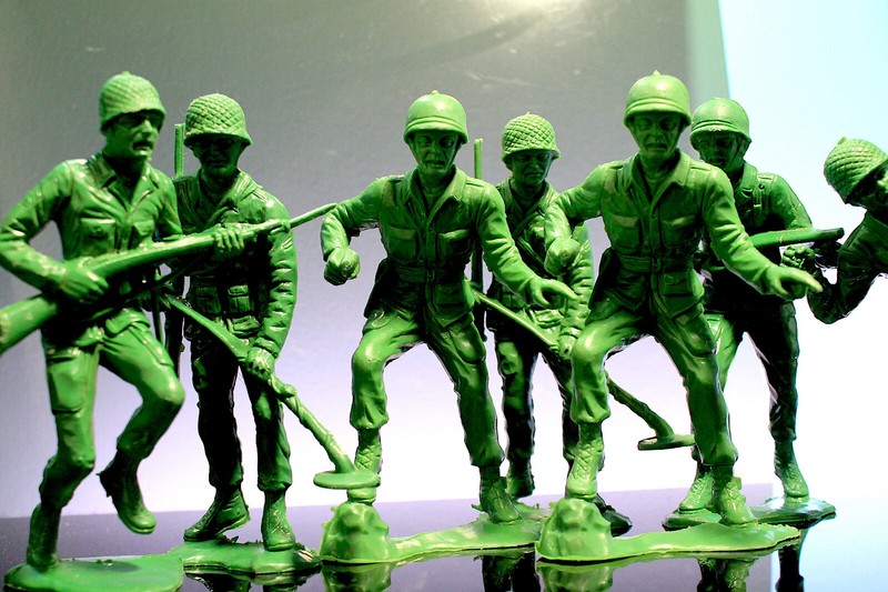 Lido Giant G.I.s Joy Toy Soldiers 5-inch Army Men Marines Military Playset