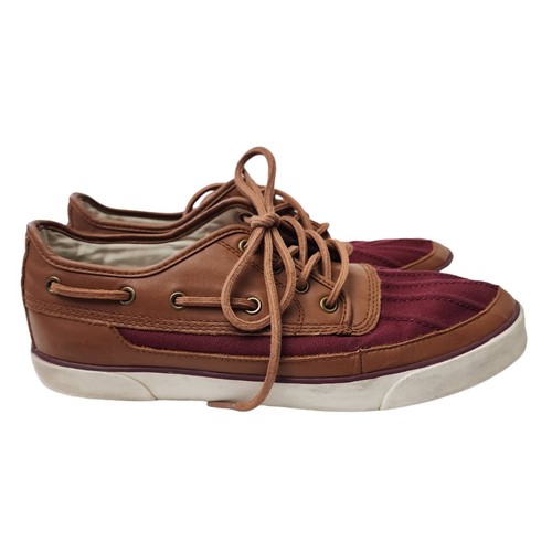 Polo Ralph Lauren Mens 11 Parkstone Low Canvas Duck Style Shoes Lace Up Sneakers - Picture 2 of 11