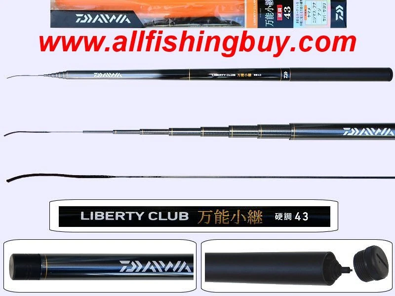 Daiwa telescopic fishing pole LBT-CLUB-43 LIBERTY CLUB BANNOU KOTSUGI 4.3m 14ft
Opens in a new windo