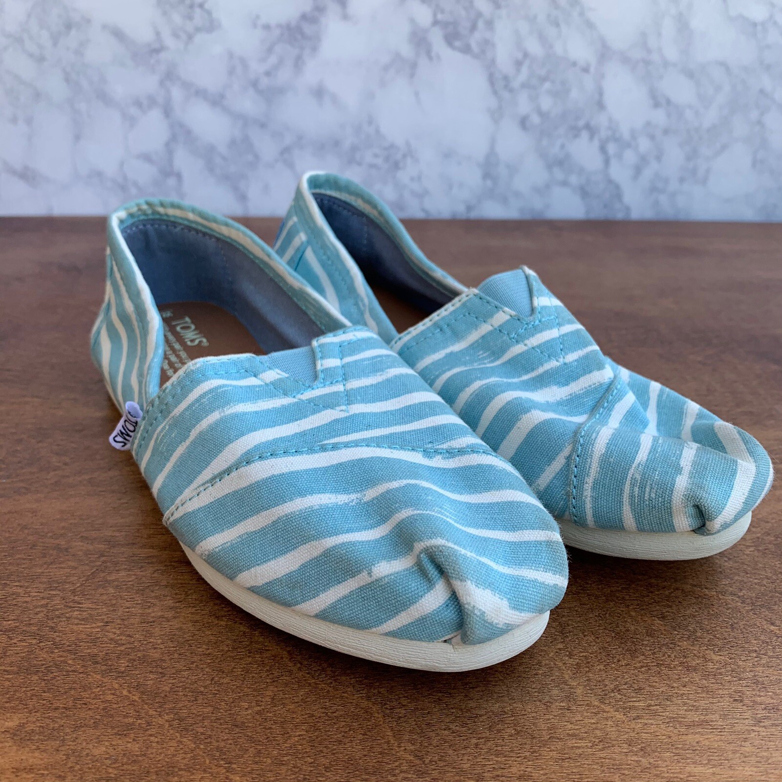 classic alpargata contrast stripe espadrille flats