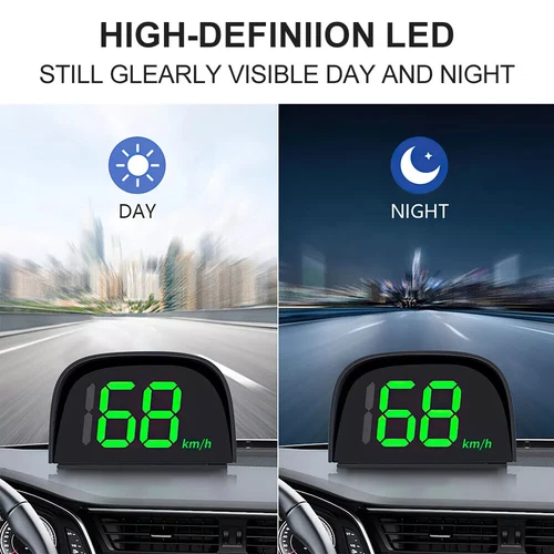 Car Digital GPS Speedo Speed KMH HUD Head Up Display Speedometer Universal KM/H - Bild 6 von 13