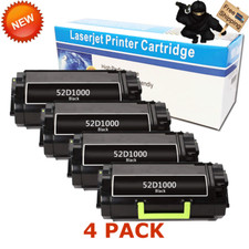Tóner 4PK 521 para Lexmark MS811dtn MS810n MS81de MS810dtn MS812de MS811n 52D1000