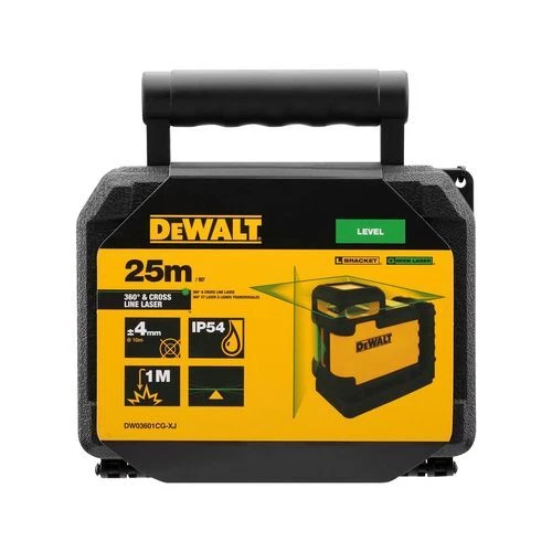 DeWALT 360 Degree Green Beam Cross Line Laser