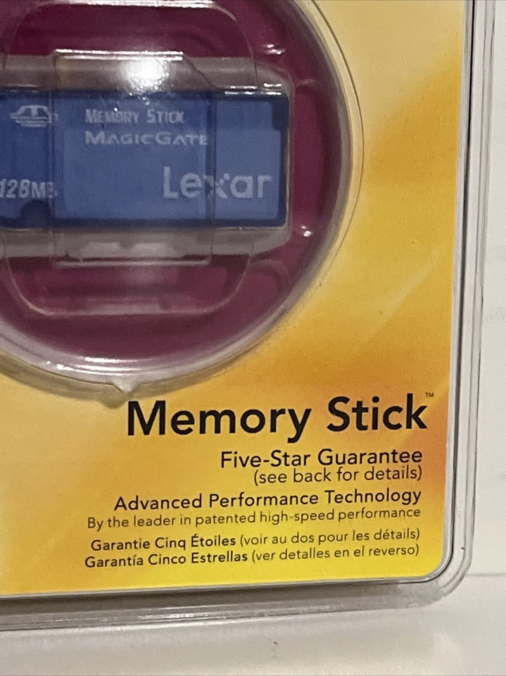 Lexar Media 128MB Memory Stick (MS128-431) New, Magic Gate - Image 3 of 4