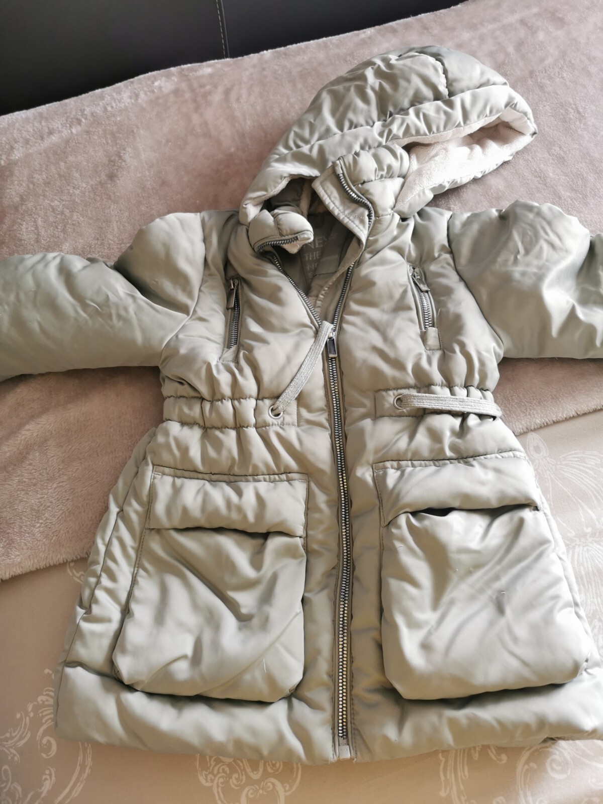 Next Green / Sage Coloured Warm Coat 2 
