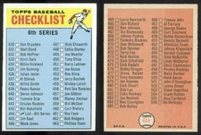 (32478) 1966 Topps 444 Checklist 430-506 456 is Red Sox-EM