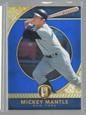  2017 Panini Gold Standard Blue #7 Mickey Mantle 61/79 (ref38595)