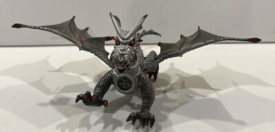 Mega Bloks Dragons Krystal Wars Ultimate Battle Silver Dragon Figure - No Orb
