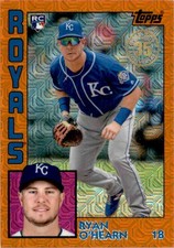 Ryan O’Hearn 2019 Topps 1984 Style Mojo Orange Refractor #T84-39 3/25