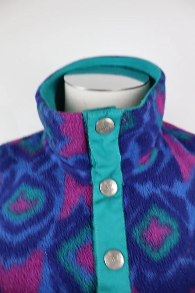 FILA POLARTEC FELPA CON BOTTONI UOMO TG 50 MAN SWEATSHIRT CASUAL VINTAGE PILE - Imagen 2 de 4