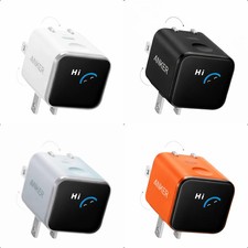 Anker Nano USB C Wall Charger, 45W Fast Charging Smart Display Charger, with 180