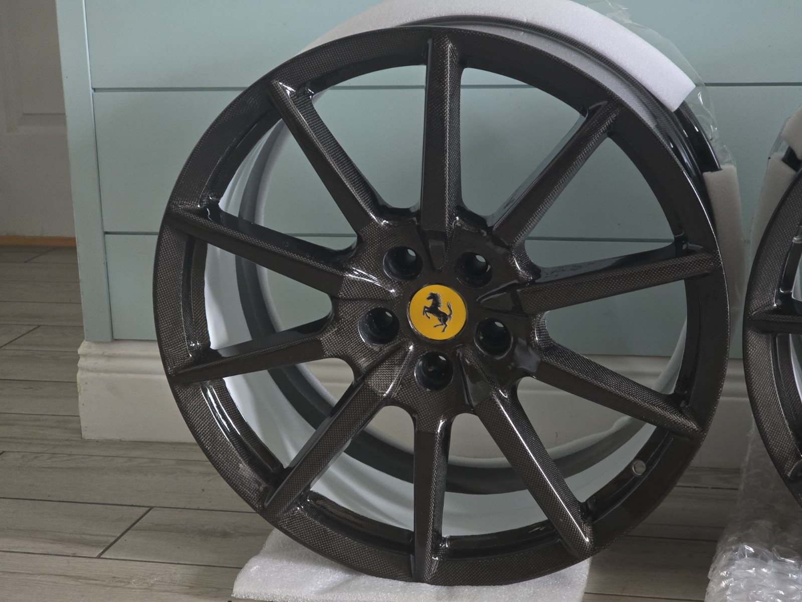 Set (4) Carbon Fiber Wheels Ferrari F8 812 SF90 488 FF F12 California Purosangue