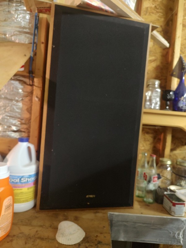large pair jensen speakers 