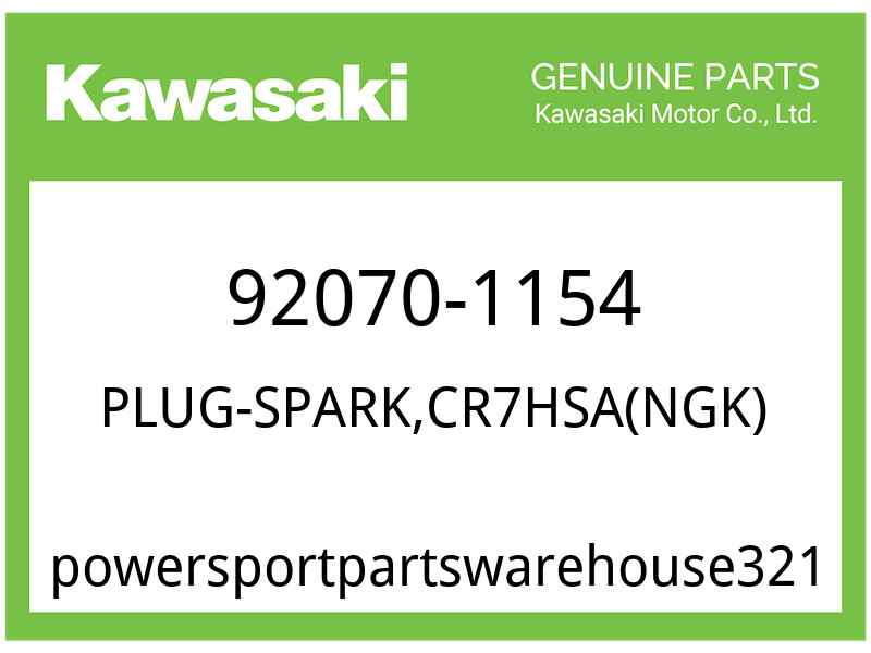 Kawasaki OEM Part 92070-1154 SPARK PLUG CR7HSA