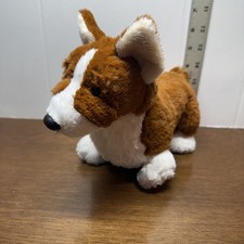 Ganz Webkinz Welsh Corgi Plush Stuffed Animal Toy Puppy Dog HM657 Brown White