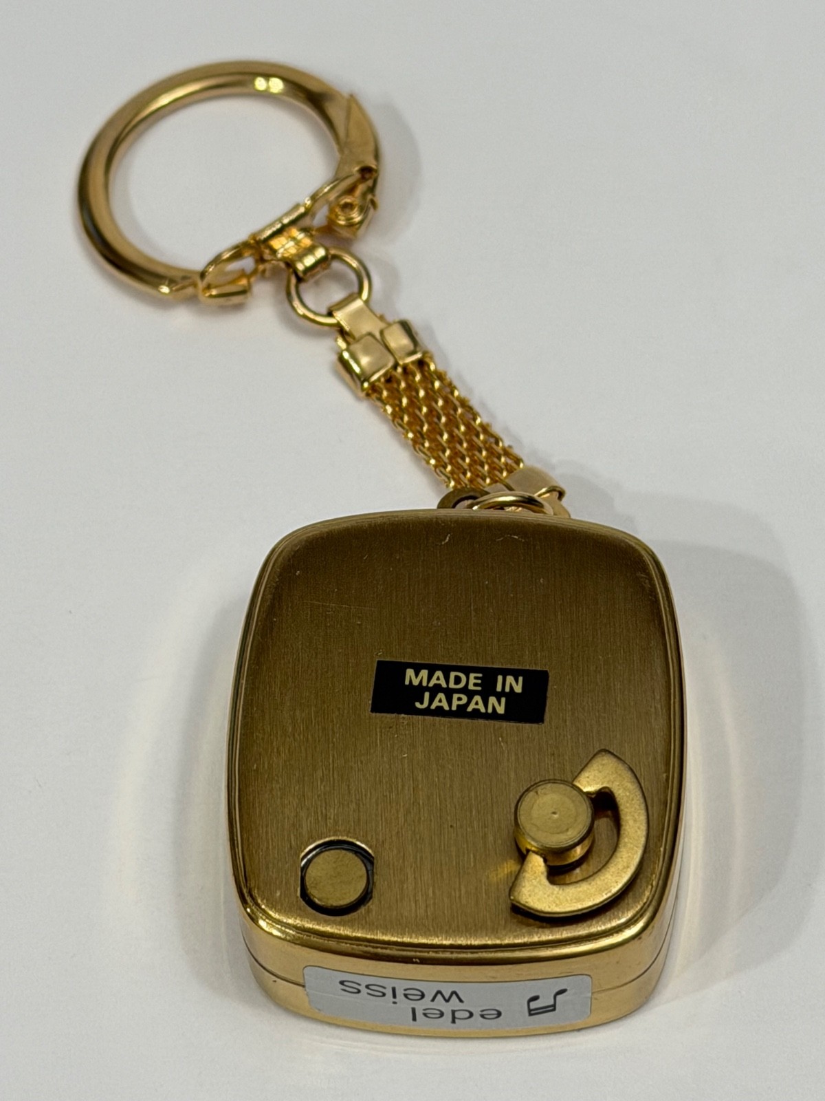 Vintage Sankyo Music Box Keychain, Plays Edelweiss Working & Excellent Condition