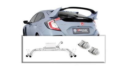 Remus Sportauspuffanlage Honda Civic Type-R FK2R, Endrohr 4x102mm rund chrome