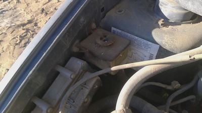 1996-2000 Chrysler Voyager Power Steering Fluid Remote Reservoir Tank Oem 3.3L