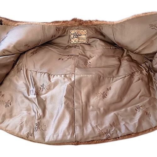 Nerz Stola Schal Halstuch Shrug Honig Rot Braun Vintage MCM Louis Laurie Philly MÄNGEL - Bild 10 von 24