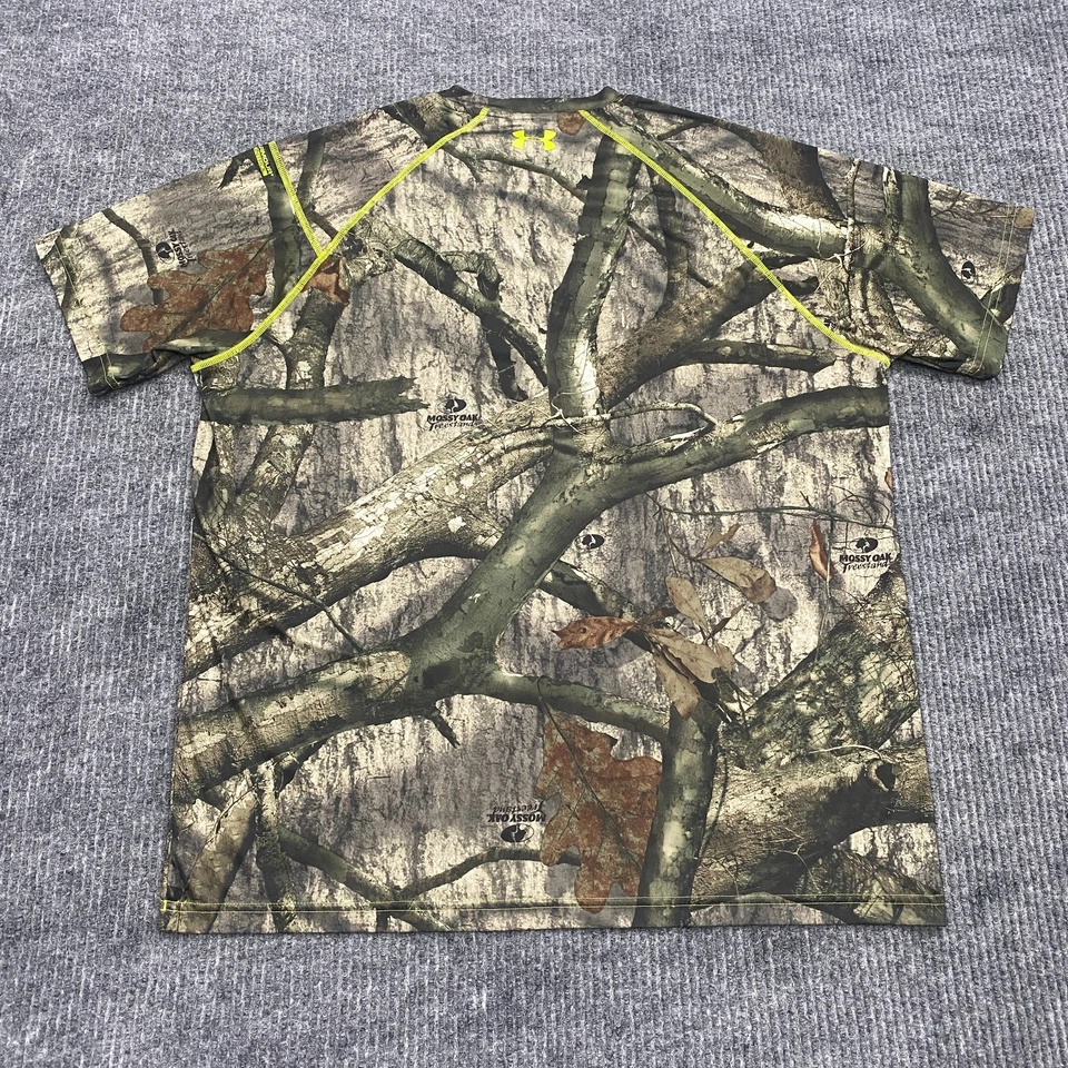 Camisa de Caza Under Armour Para Hombres L Camuflada Suelta Realtree Control de Olores Equipo de Calor Foto 3 de 4