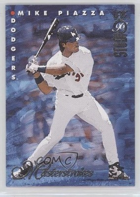 1996 Leaf Studio Masterstrokes XXXX Sample Mike Piazza #2 HOF 0q3