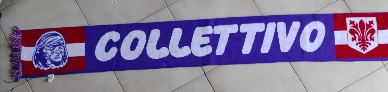 sciarpa doppia lana ricamata collettivo autonomo viola