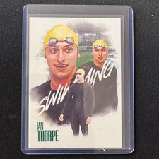 🔌IU 2026 FUTERA MULTI-SPORT FX SERIES 1 PORTRAIT GREEN /29 IAN THORPE