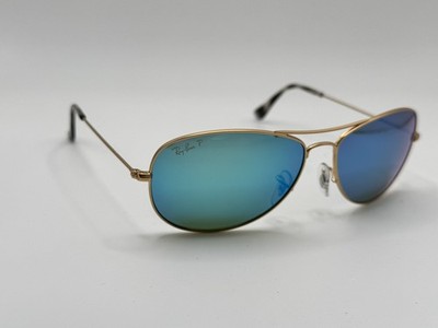 Ray-Ban RB3562 112/A1 Gold/Blue Chromance Polarized Lenses Sunglasses READ DESCR
