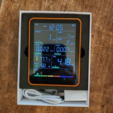 Aqltech Indoor Air Quality Monitor with AQI Beep Alarms, Real-Time Detector