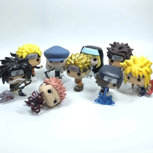 Funko Pop! Naruto Shippuden & Anime Lot of 12 • Loose w/o Boxes • Chase