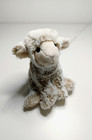 Peluche/Doudou Petit Mouton/Agneau Beige Blanc Chiné 15cm Assis - Dani Créations