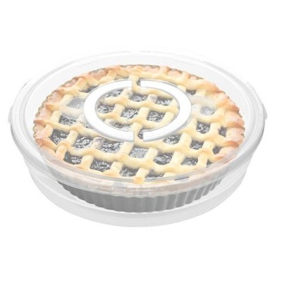 FEOOWV 12inch Portable Pie Carrier with Lid and Cupcake Muffin Tart Cookie...